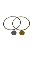 Jonc breloque ronde - Vue 1