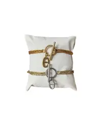 Bracelet fermoir T maille - Vue 1