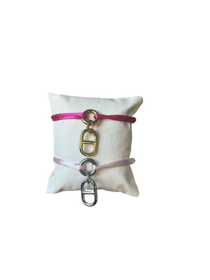 Bracelet breloque maille