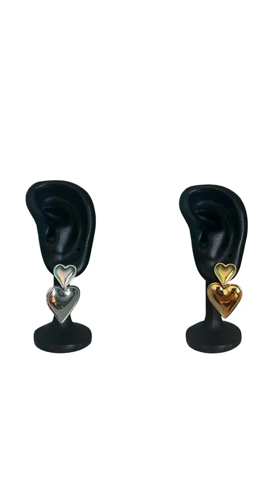 Boucles d’oreilles cœur