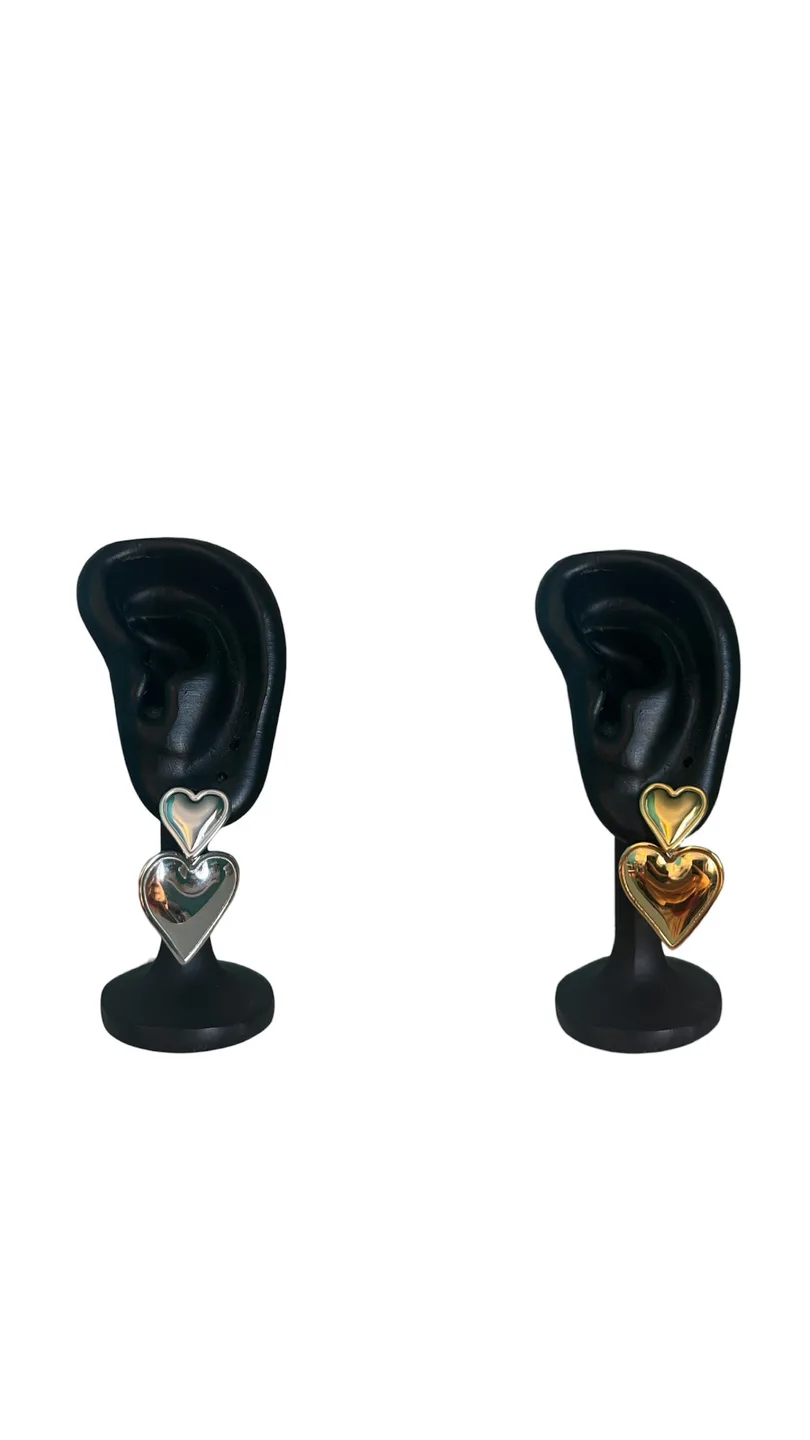 Boucles d’oreilles cœur