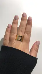 Bague épaisse étoile - Vue 2