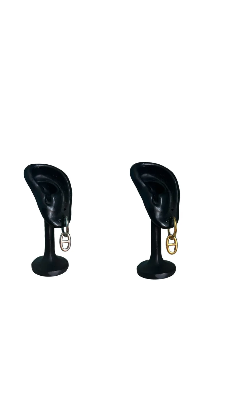 Boucles d’oreilles mailles